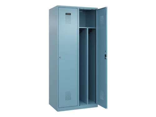 locker voor scheiding van kleding,HxBxD 1850x800x500mm,2vak