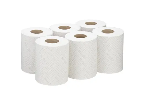 WypAll 6222 Reach Papieren Doekjes 1-laags wit 6 Rol