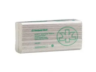 Scott Natura 6812 Handdoek Wit 2-Laags C-vouw - 1