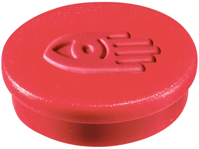 Magneet Legamaster 30mm 850gr rood 4 stuks