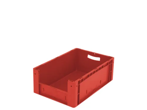 Euronorm Stapelkrat M. Grijpopening Pp Hxlxb 220X600X400Mm Rood