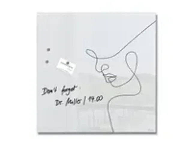 OUTLET Glas-magneetbord Sigel Artverum Line Art. 480x480x15 mm