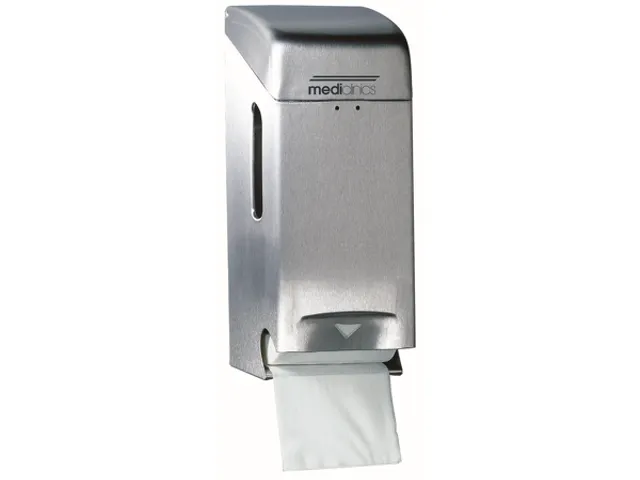 Toiletpapier dispenser 2 Rollen Rvs