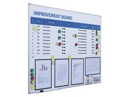 Verbeterbord + starterkit visual management 90x120cm