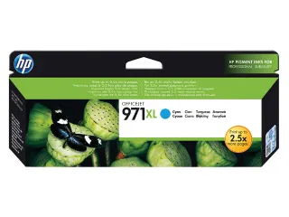 HP 970XL Inktcartridge CN626AE Blauw 6600 Pagina’s Origineel - 1