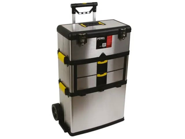 Gereedschapswagen 3-in-1 Trolley RVS 570x354x830mm 167 Liter