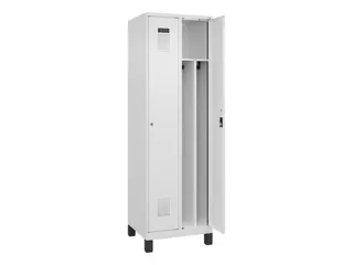 locker voor scheiding van kleding,HxBxD 1950x600x500mm,2vak - 1