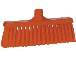 Hygiene 3166-7 veger met rechte nek medium vezels oranje 310mm - 1