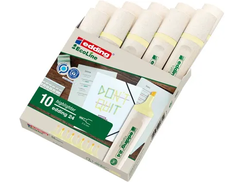 Markeerstift edding 24 EcoLine pastel geel