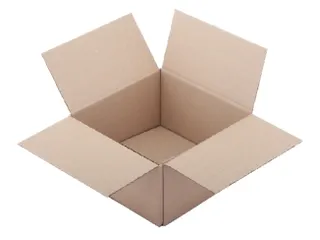 Amerikaanse vouwdoos CleverPack 200x200x110mm B-golf bruin 30 stuks - 1