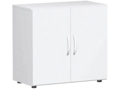 kantoorkast,HxBxD 752x800x420mm,1xhouten vloer,2ordnerhoogte,romp wit