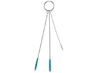 Hygiene 5362-3 pijpenborstelset blauw zacht (ring Ø2mm, Ø5mm, Ø6mm) - 1