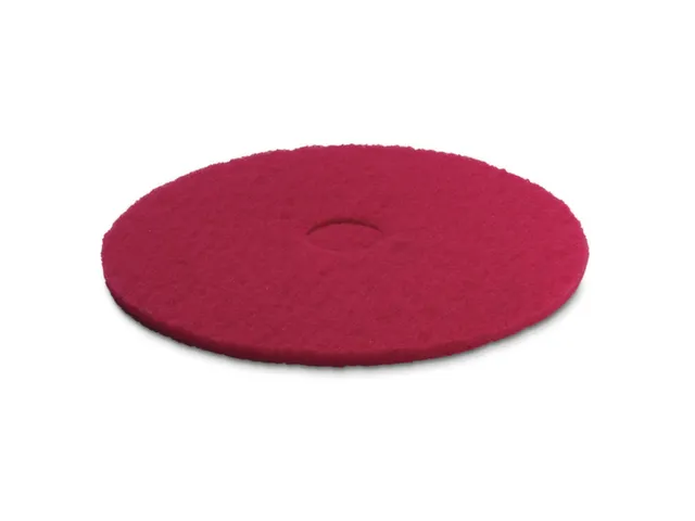 Pad voor éénschijfsreinigingsmachine 5 pads middelzacht Ø432mm rood