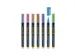Krijtstift Securit SMA-100 rond 1-2mm metallic assorti 7 stuks