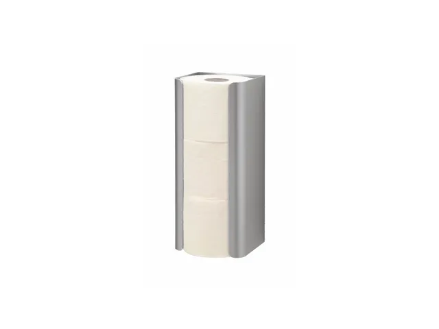 Toiletpapier Reserverolhouder Trio Aluminium 3 rollen