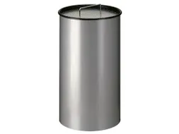 Ronde Zandasbak Aluminum Grijs 50 Liter