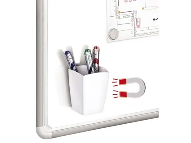 Magnetisch Pennenbakje, Wit