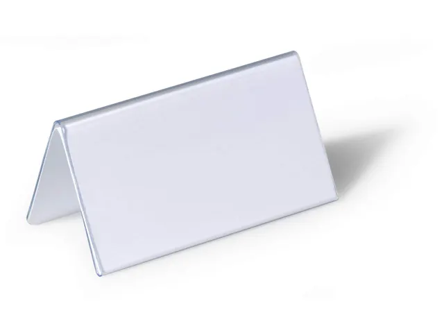 Tafelnaambord Durable 8051 52x100mm transparant