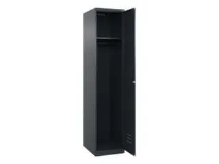 locker,HxBxD 1850x400x500mm,1vak,vak B 400mm,cil.-slot,staand op vloer - 1
