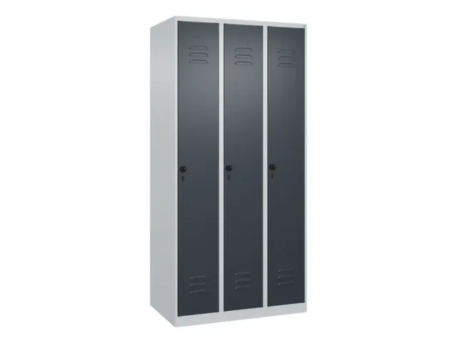locker voor scheiding van kleding,HxBxD 1850x900x500mm,3vak