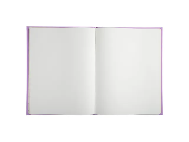 Livre d'or 100 pages tranche or - Format 27x22cm - AQUAREL - Mauve