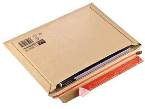 Verzendenvelop plakstrip lange zijde 50x250x360mm br