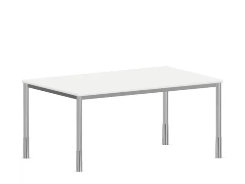 In hoogte verstelbaar bureau,HxBxD 720-840x1600x1000mm,Bl-wit