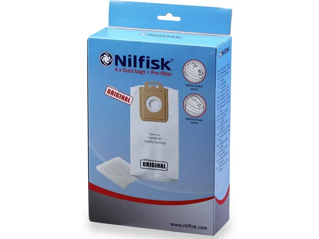 Stofzuigerzak Nilfisk Select 4 stuks