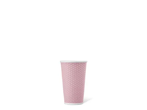 Beker porselein Les Artistes Paris 450ml met siliconen grip Roze