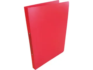ringmap voor A4 uit PP 2 ringen van 16 mm rood - 1