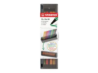 Viltstift STABILO Pen 68 Medium 1.0mm clickset à 10 kleuren - 6