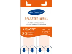 reservevulling,v. pleisterdispenser,30x elastisch,pleister LxB 72x19mm