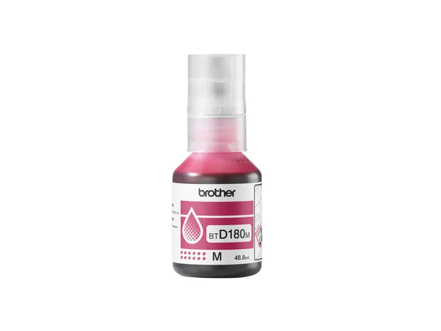 Navulinkt Brother BT-D180M rood