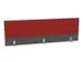 panneau de rehausse,p. table de bureau,MS-gris foncé,BN4011-rouge