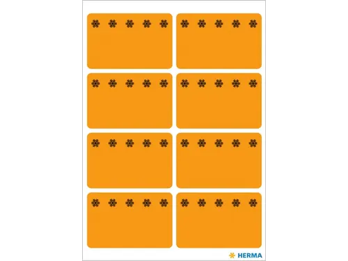 Etiket Herma 3774 26x40mm Diepvries Oranje 48 stuks