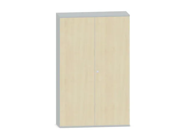 Kantoorkast 1920x1200x430mm Decor Romp Lichtgrijs Decor Front Esdoorn