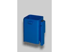 Afvalbak 40 Liter Wand/Paal Blauw