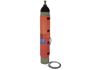 Verwarmingsmantel,V. Gasfles,Buiten Glasvezel/Silicone,Oranje - 1