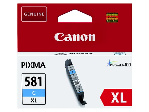 Inktcartridge Canon CLI-581XL Cyaan HC