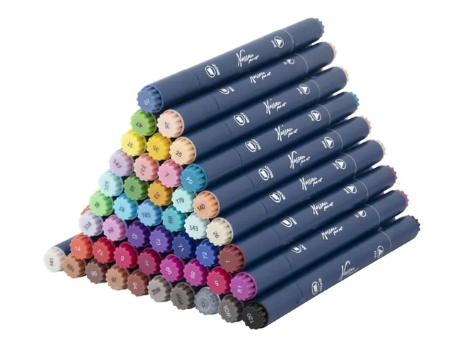 Marqueur à alcool Nassau Arts pointe duo set 48 couleurs