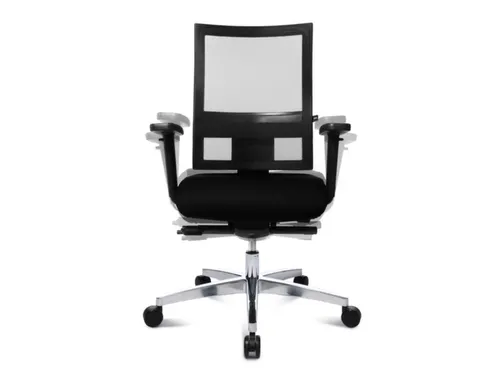 Bureaustoel Zwart Sitness 60 Netrug Armleuningen