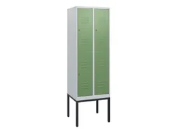 dubbeldekse locker,HxBxD 1950x600x500mm,2x2vak.,vak B 300mm