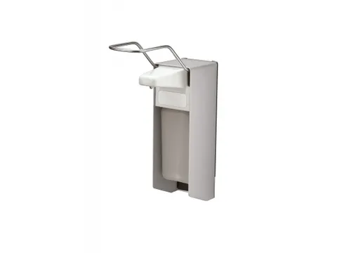 Zeep- & Desinfectiemiddeldispenser Aluminium 500ml Lange Beugel