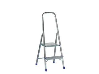 aluminium beugelladder eenzijdig 2treden stand H 0 346m aluminium - 1