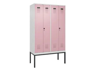 locker voor scheiding van kleding,HxBxD 2120x1200x500mm,4vak - 2