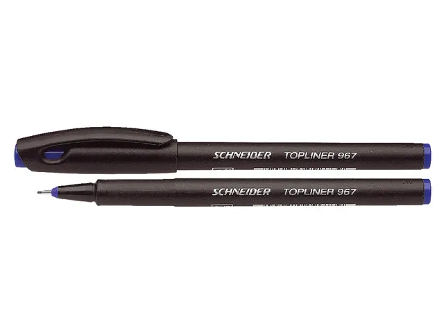 Fineliner Schneider Topliner 967 Blauw 0.4mm