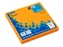 Bloc-mémos 75x75mm ligné orange brillant bloc de 80 feuillets