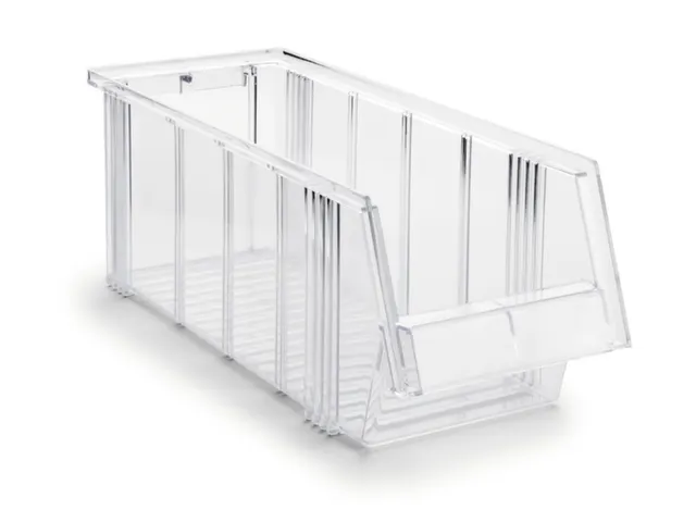 Bacs À Bec Transparents Hxlxp 156X186X500Mm Polystyrène Ouverture De