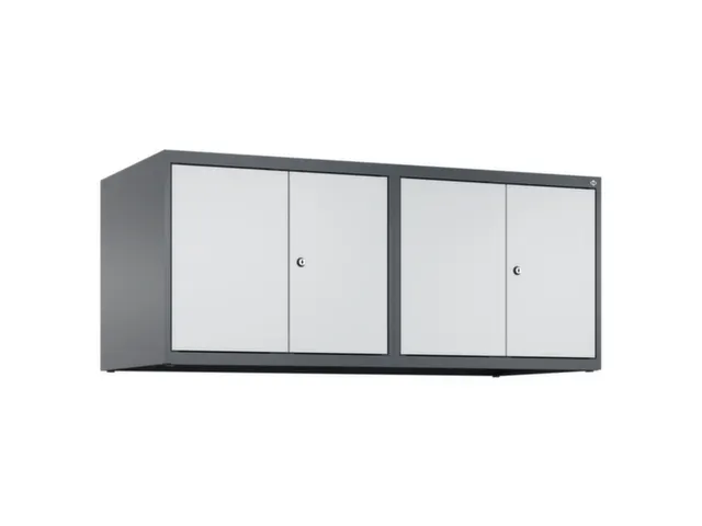 opzetkast,v. locker voor scheiding van kleding,4vak.,vak B 300mm