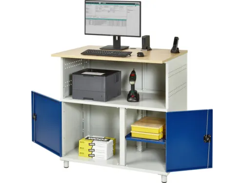 pc-kast,HxBxD 1150x1100x800mm,stopcontactdoos m. schakelaar